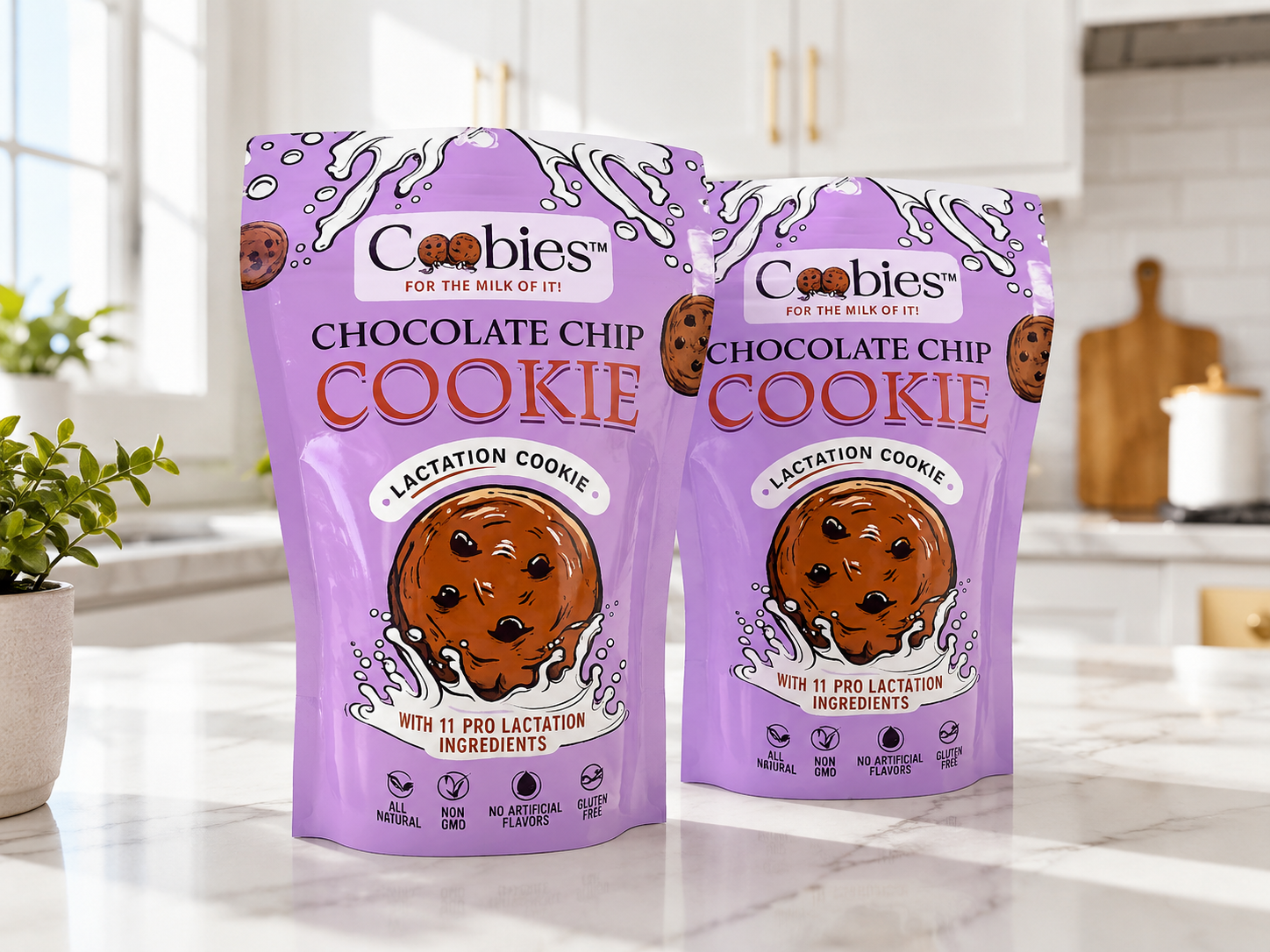COOBIES™ Chocolate Chip Lactation Cookies — 2 Pack